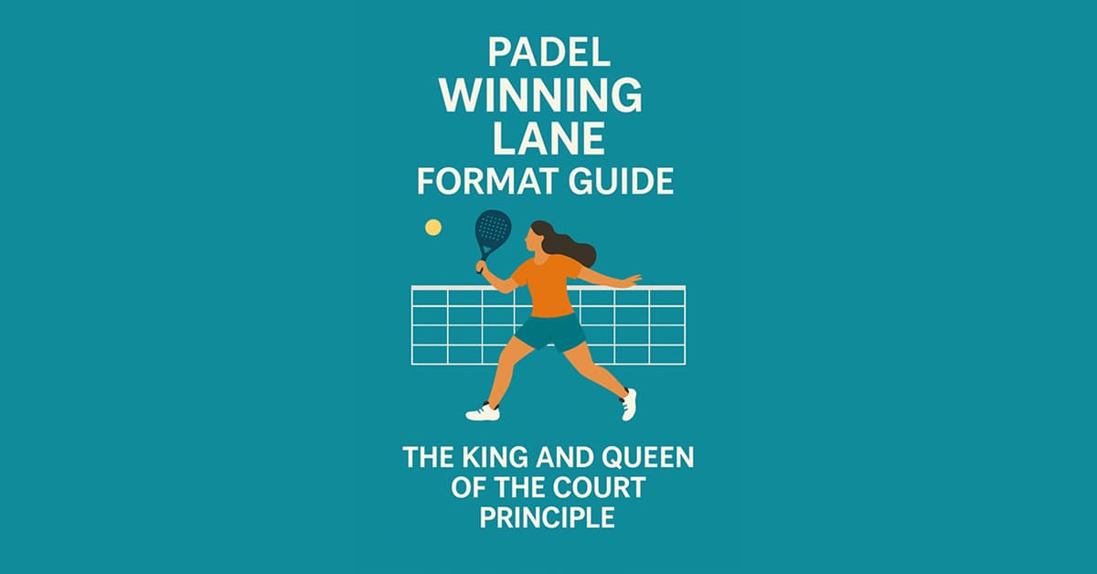 Guide du format Padel Winning Lane : Le principe du Roi et de la Reine du Court